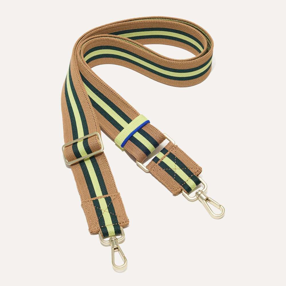 Rothy's The Crossbody Strap - Neon Pine Stripe - BRAND NEW